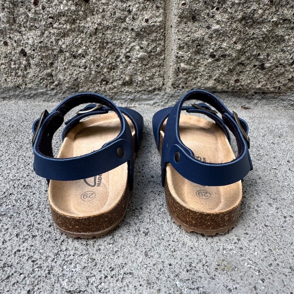 Clarks Buckle Sandals Kids EU 29 11.5 Blue Birkenstock Style Hiking Sandal Shoe - Picture 5 of 9